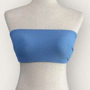 NWT | H&M | Bandeau Bikini Top | Blue | Size 8